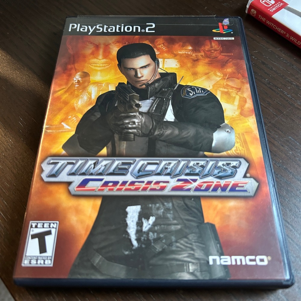Time Crisis Crisis Zone Namco Sony PlayStation 2 PS2 Game SLUS 20927 CIB